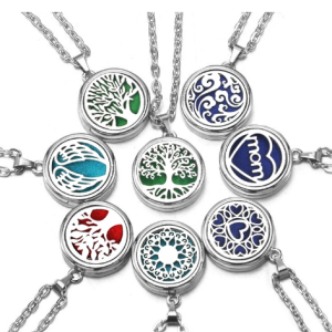 Aromatherapy Essential Oil Diffuser Lockets Pendant Jewelry