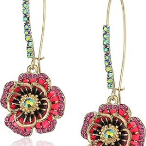 Rose Dangle Earring Color