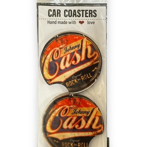 Johnny Cash Car Coasters