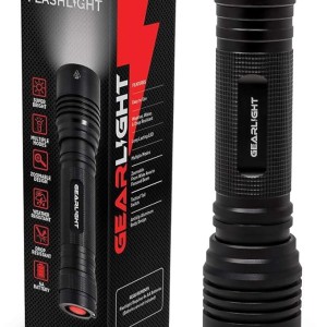 GearLight S2000 LED Flashlight High Lumens - Super Bright, Powerful, Mid-Size Tactical Flashlight for Outdoor Activity & Emergency Use